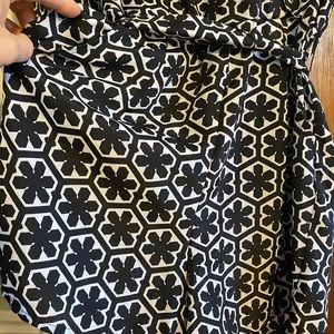 Black and white romper